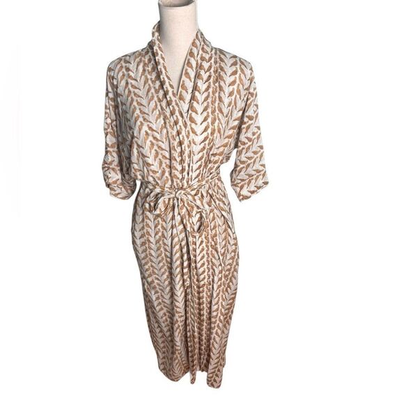 Mirth Laos Cover Up Wrap Dress Birds Small - Picture 1 of 5